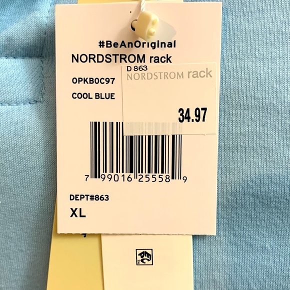 👕👕👕 Polo Shirt - Light Blue Men’s - XL Nordstrom - Picture 5 of 7